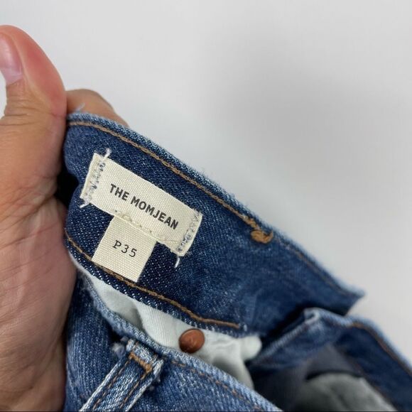 Madewell The Mom Jean High Rise Downey Wash Women's Size Petite P35 Plus Size - Picture 8 of 9